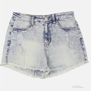 NWT Almost Famous Super High Rise Distressed Shorts 7